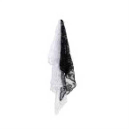 COSTER LACE SCARVES 2 PACK BLACK/WHITE